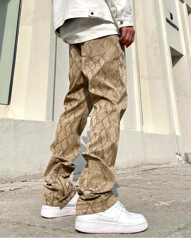 Snake  Pants Black & Brown – LIMITED