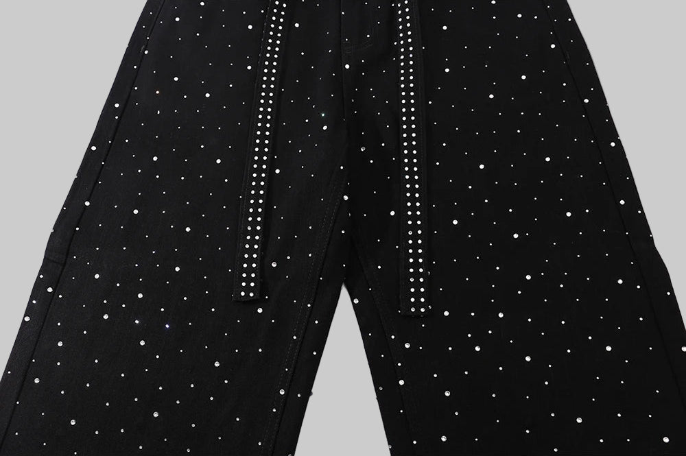Pants Diamond  Black White