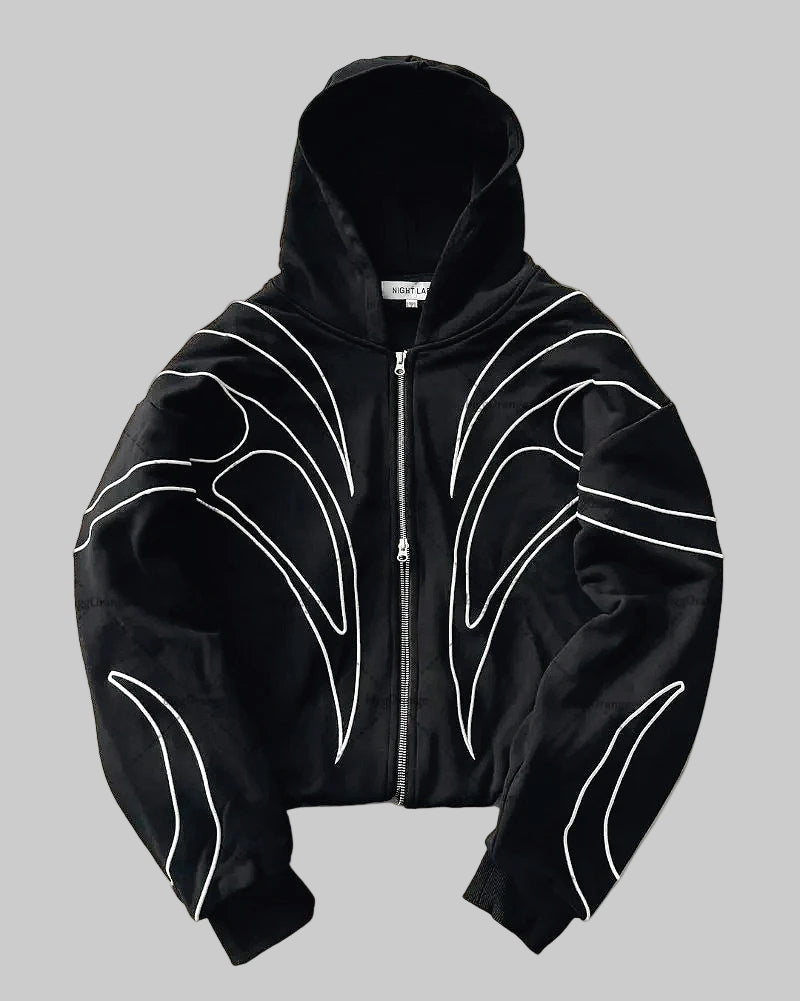 Zipper Hoodie Fashion